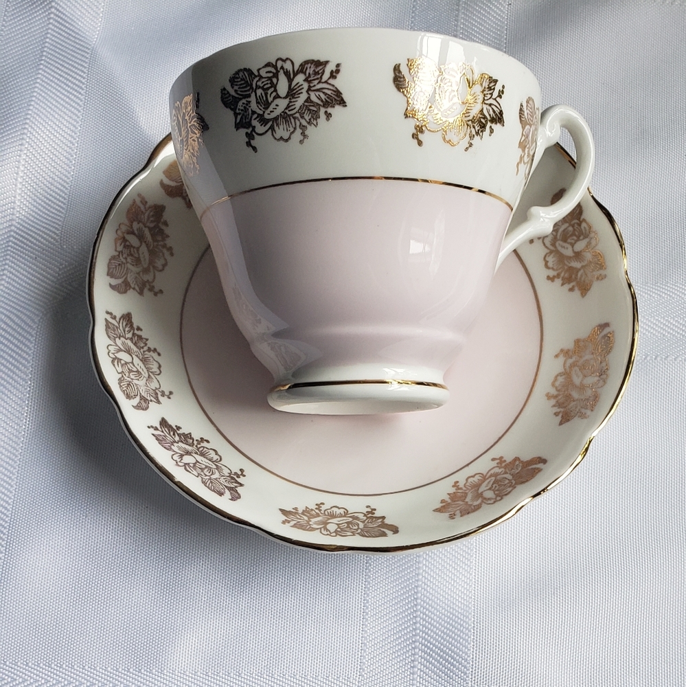 Crownford Fine Bone China Teacup & Saucer Set #6